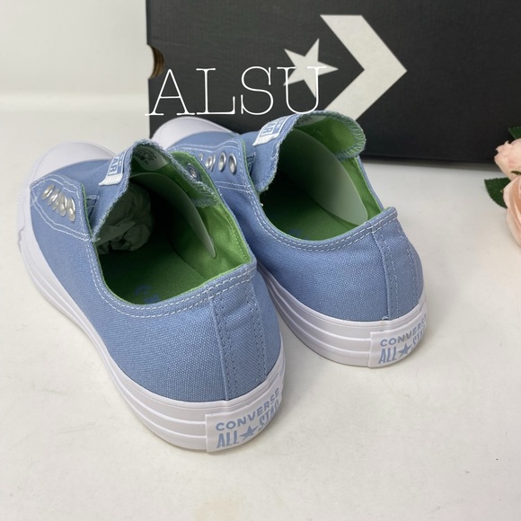 🌸Sale🌸 Converse Ctas Slip Canvas Indigo Fog Low Top Women's Size 6 164305C - Picture 2 of 7